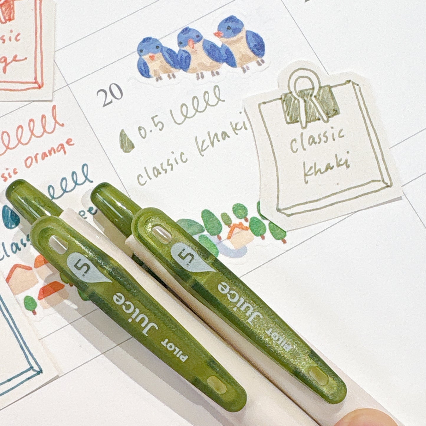 日本 Pilot Juice 果汁筆 0.5 復古濃色 - The Classic Color