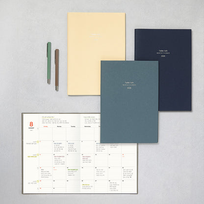 2026 韓國 Table Talk 時間規劃師 B5 [大號] 淨月計劃🌛 * [預購貨品，下單後14天出貨]