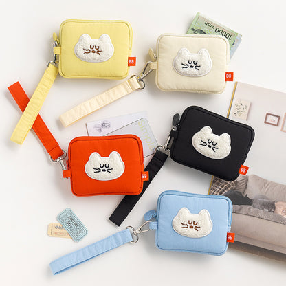 韓國Romane Mogry 貓咪 Card Wallet - 4 色選擇  * [預購貨品，下單後14天出貨]