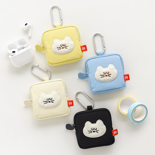 韓國Romane Mogry 貓咪 Airpod Pouch - 4 色選擇  * [預購貨品，下單後14天出貨]