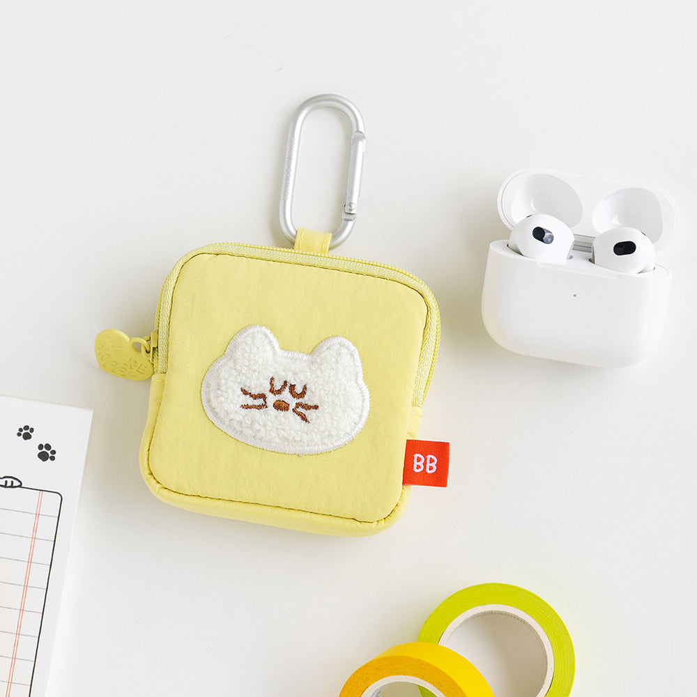 韓國Romane Mogry 貓咪 Airpod Pouch - 4 色選擇  * [預購貨品，下單後14天出貨]