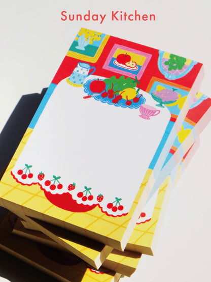 韓國Fruit Delights 系列小小田園便條簿100 張 - Sunday Brunch［預購貨品］