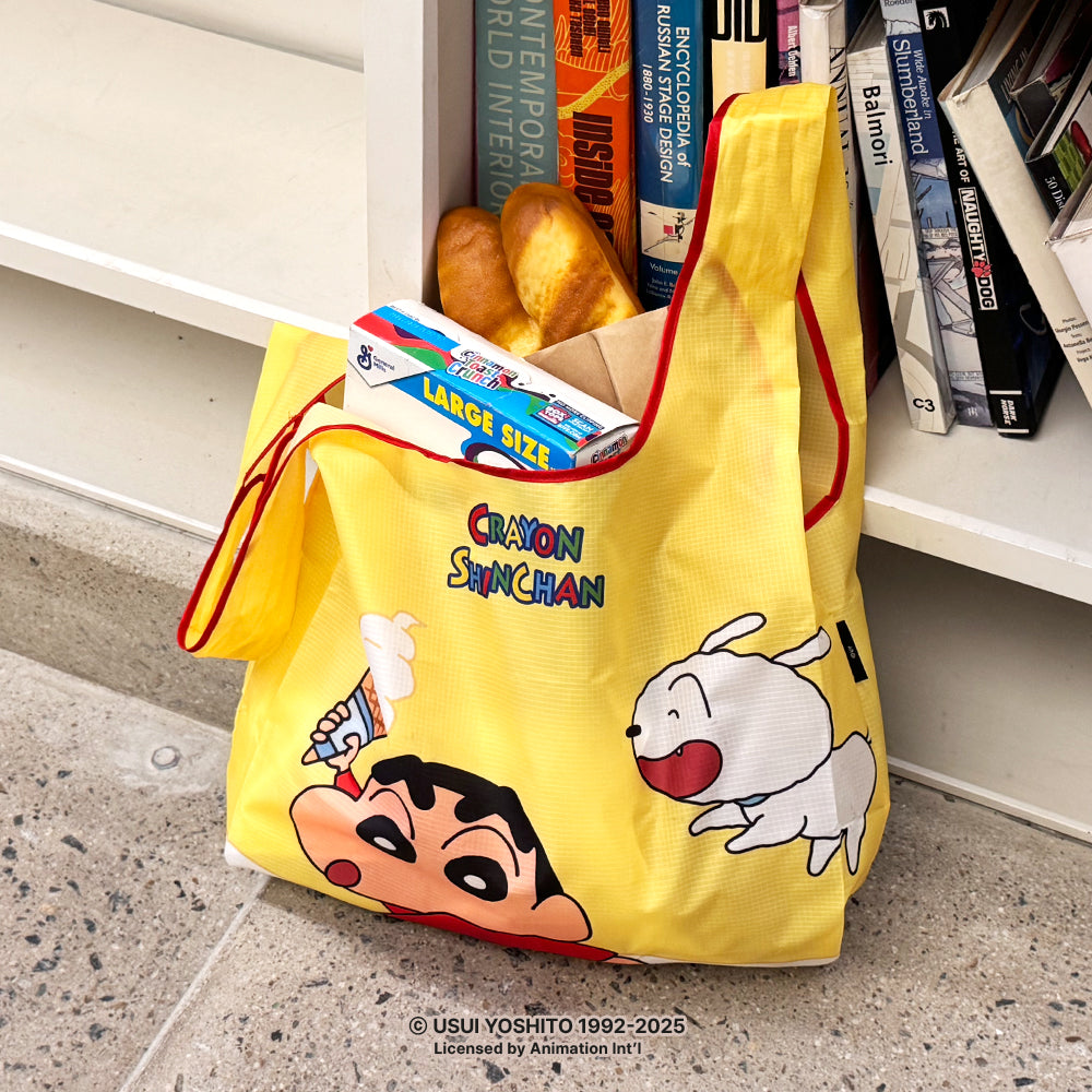 <新企劃> Crayon Shinchan 蠟筆小新系列可摺疊環保袋 Version 3 * [預購貨品，下單後14天出貨]