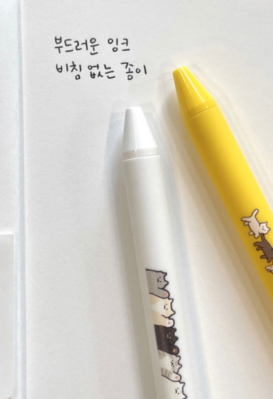 韓國Nya Nya 我最愛貓咪系列特輯 - 貓咪的小隊 0.5 黑色Gel Pen