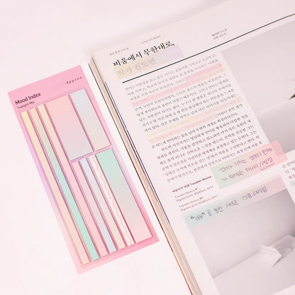 韓國 三合一用途 Mood index Highlighter Sticky Memo - 可書寫✍️