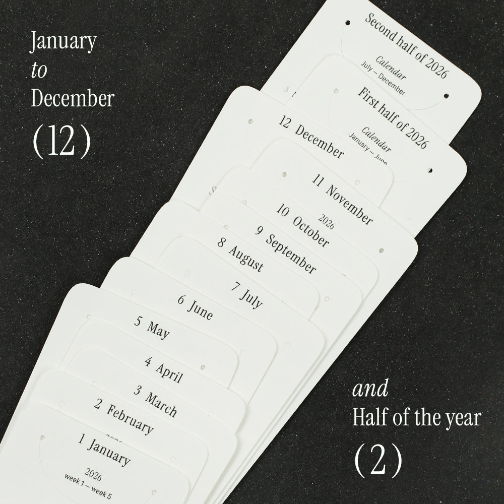 韓國 Now, Here 2026月曆Bookmark  ( LIMITED EDITION❗️兩星期後到貨）