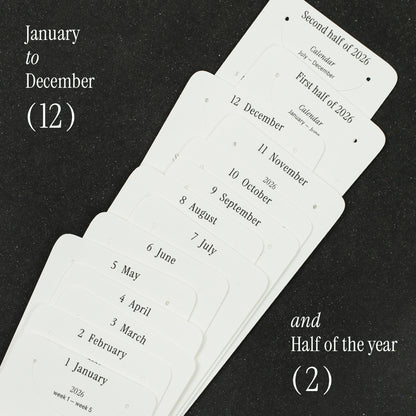 韓國 Now, Here 2026月曆Bookmark  ( LIMITED EDITION❗️兩星期後到貨）