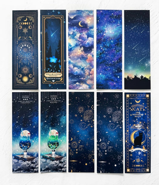 日本Clover 星空與夜空書簽:10 款選擇（預購貨品，約兩星期到貨）