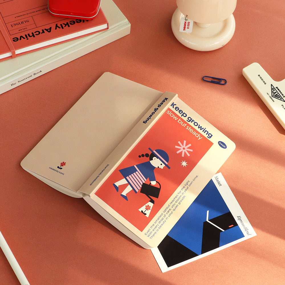 韓國  SLOW 筆記簿 - 8mm橫線* [預購貨品，下單後14天出貨]