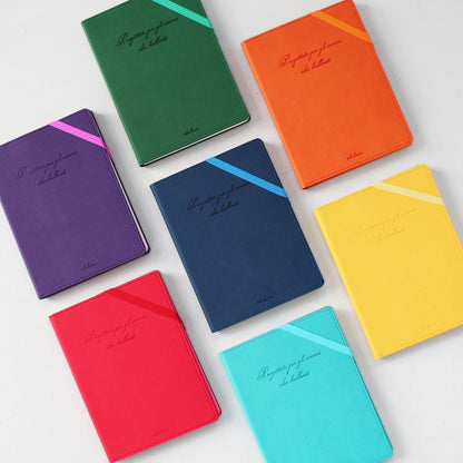 韓國By Fancy PU防污梗皮 A5筆記簿 - 橫線＋點點＋空白內頁 * [預購貨品，下單後14天出貨]