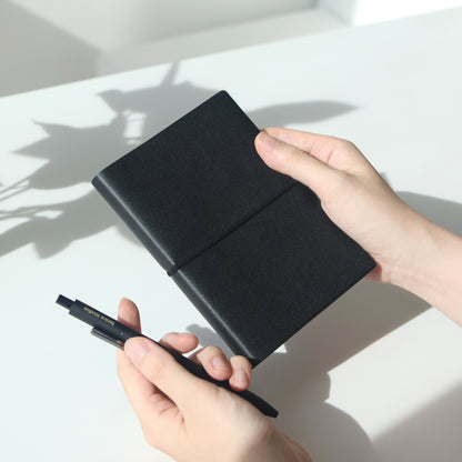 韓國  Fenice 人造皮革 筆記簿 - 橫線+空白內頁* [預購貨品，下單後14天出貨]