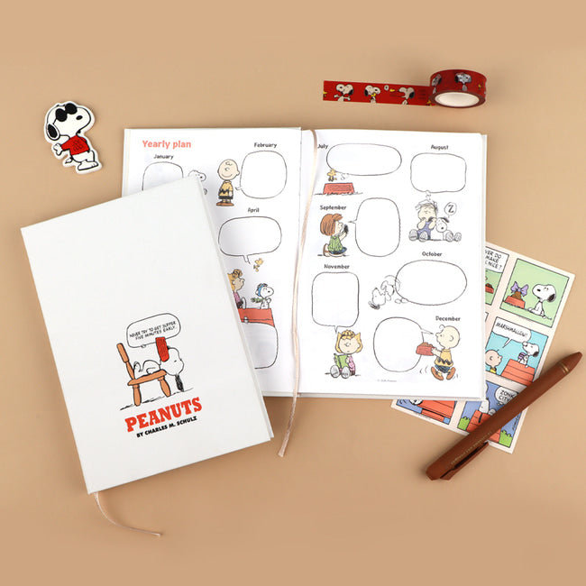 ［早鳥優惠］Snoopy 史努比 無時效日記 -  (預購貨品）