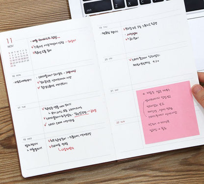 韓國Indigo 2026 Schedule - Year of Rainbow 🌈 月+週計劃版本* [預購貨品，下單後14天出貨]