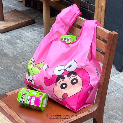 <新企劃> Crayon Shinchan 蠟筆小新系列可摺疊環保袋 Version 3 * [預購貨品，下單後14天出貨]