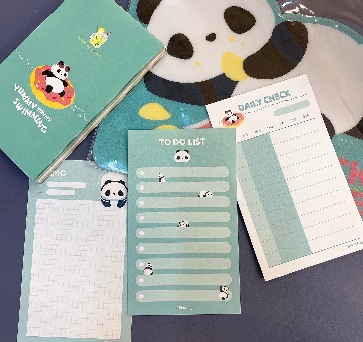 韓國 Panda Garden 熊貓 memo pad - 2 款選擇 （預購貨品）