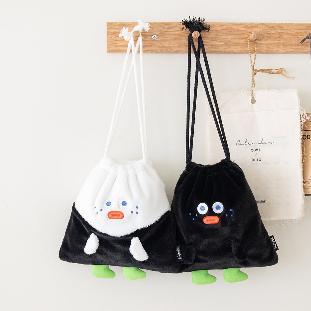 韓國人氣Brunch Brothers 飯團家族BB 束口索袋 * [預購貨品，下單後14天出貨]