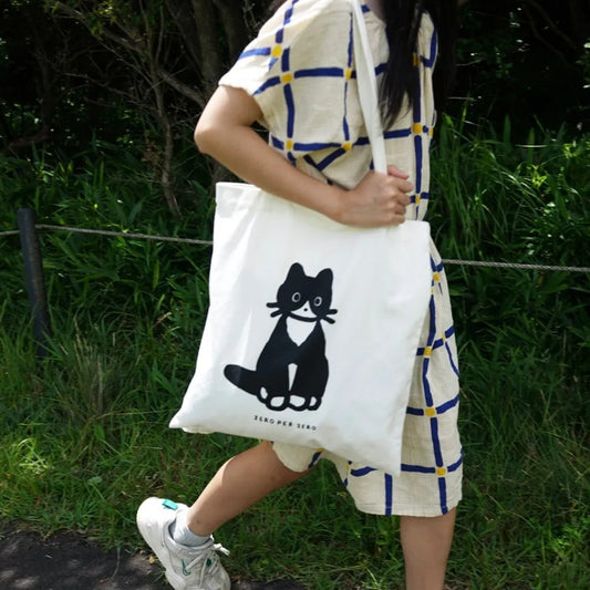 韓國 我家禮賓小貓 帆布Totebag