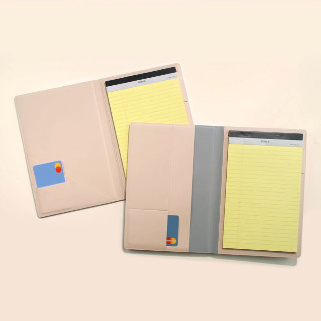 韓國Fenice Studio Multi Pockets A5 Writing Pad Folder 連A5 Writing Pad套裝 * [ 預購貨品 ]
