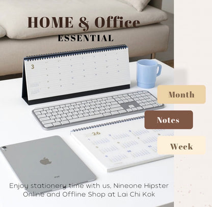辦公室必備‼️韓國Full Design 2027 Standing Month To Week 桌上月曆 [預購貨品］