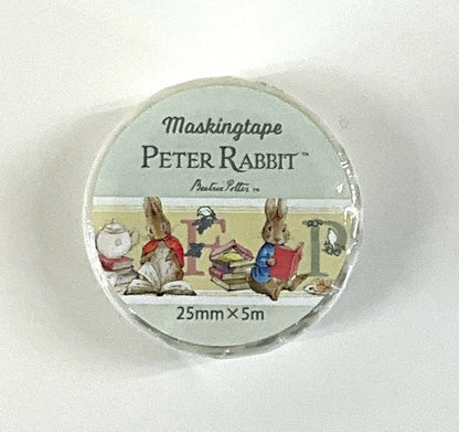 日本Peter Rabbit 彼得兔系列和紙紙膠帶五米長 -彼得兔的茶會