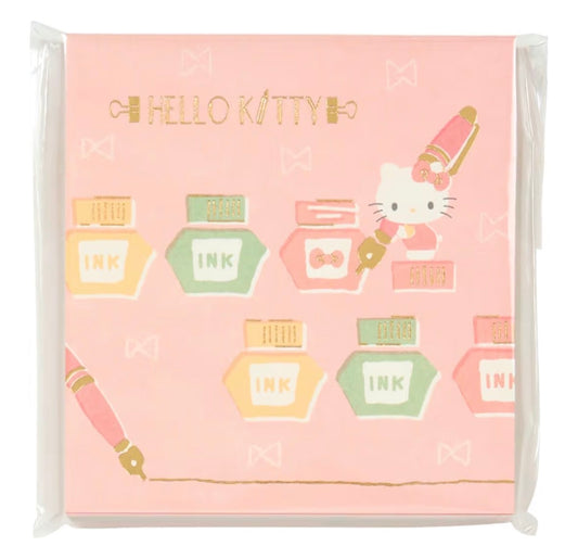Sanrio Characters Hello Kitty 的文具時間便條簿 [預購貨品，下單後一星期出貨]