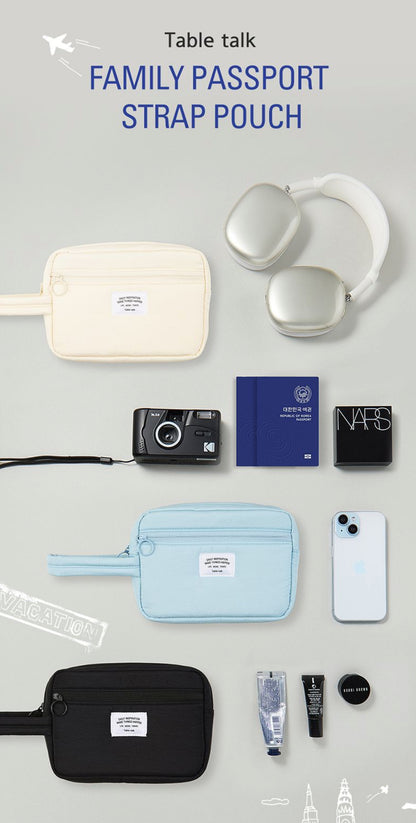 韓國Table Talk Passport Travel Pouch