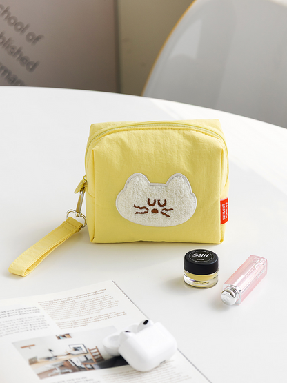 韓國Romane Mogry 貓咪 Square Pouch - 4 色選擇  * [預購貨品，下單後14天出貨]