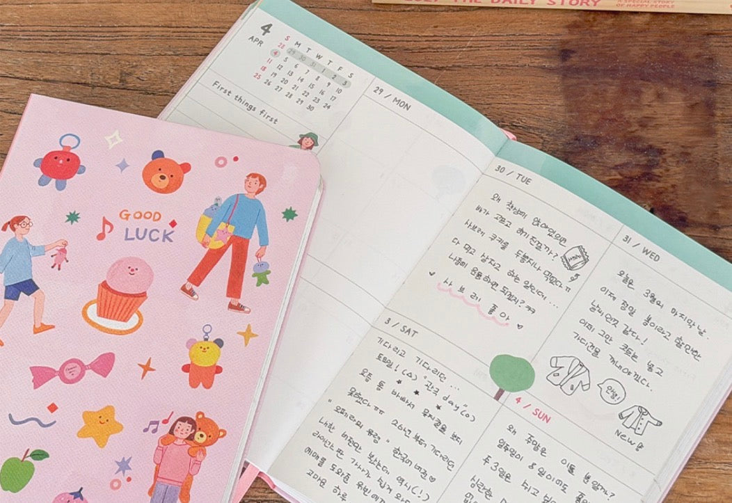 韓國2027 The Daily Story 月週計劃B6 Schedule [ 預購貨品 ］