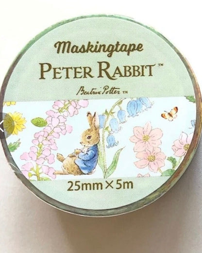 日本Peter Rabbit 彼得兔系列和紙紙膠帶五米長 -彼得兔和同伴的旅行
