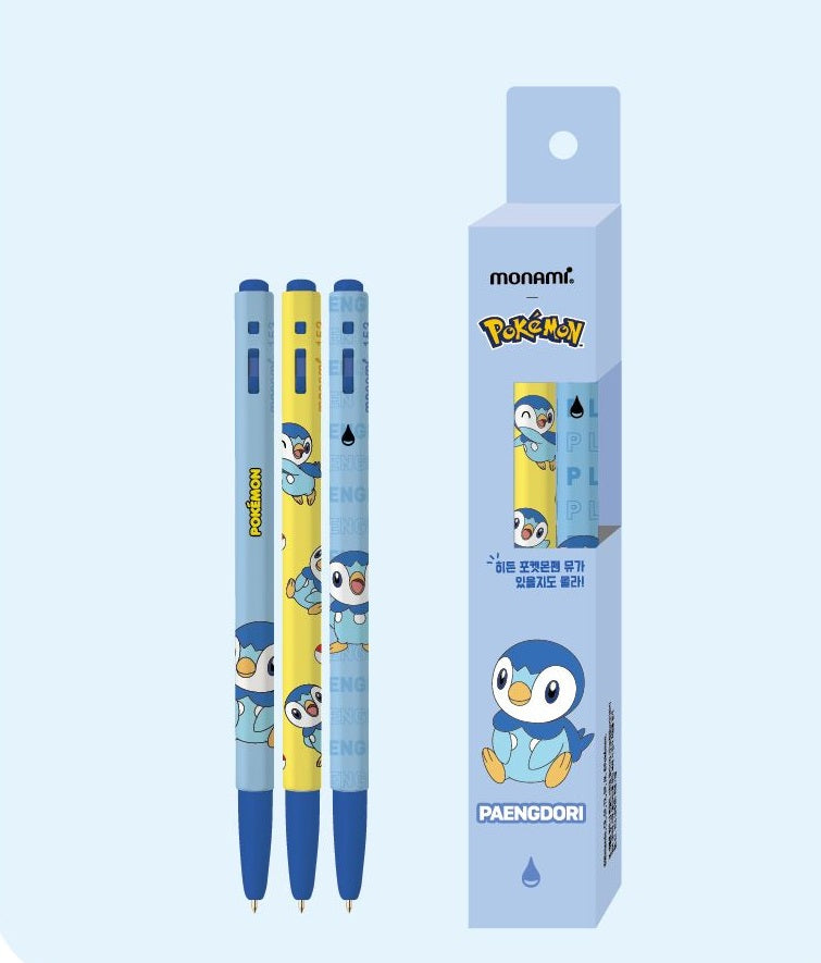 韓國Monami 153 原子筆 - POKEMON 限定聯乘* [預購貨品，下單後14天出貨]