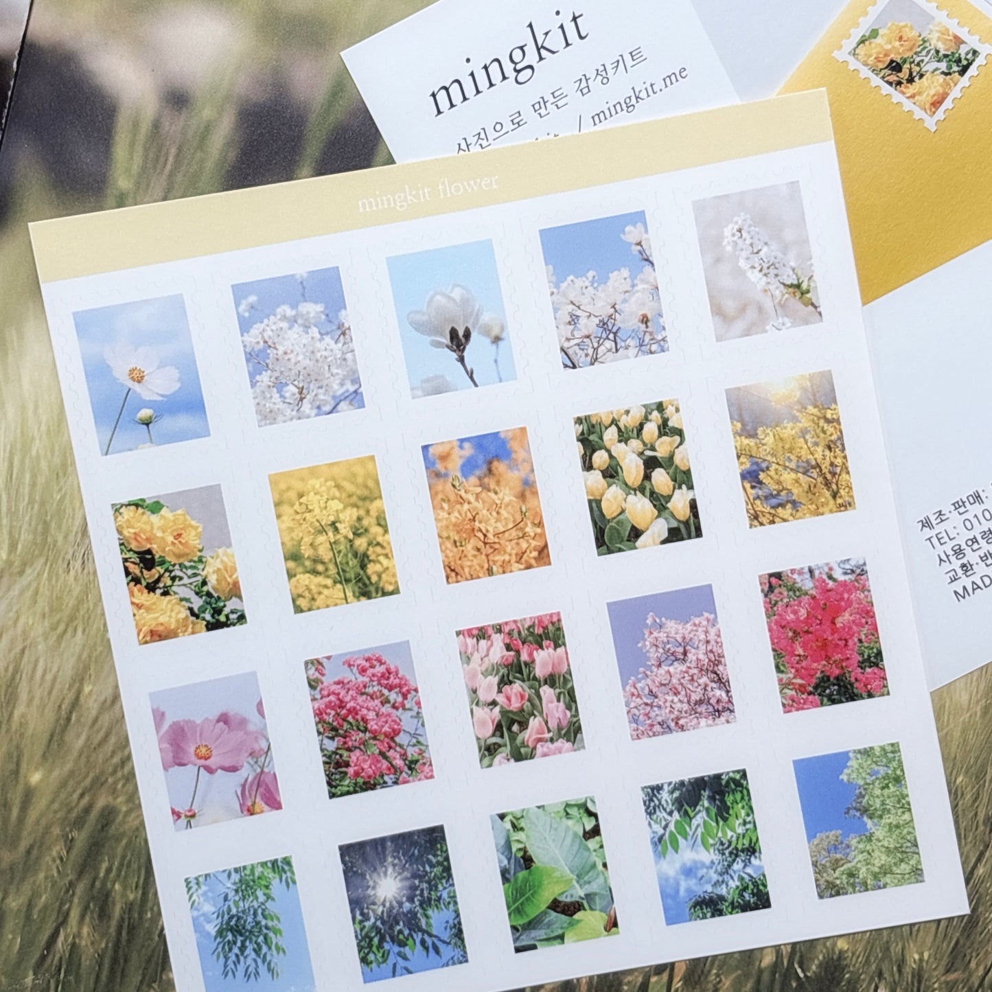 韓國M.Kit Photography Stamp 郵票貼紙 - 兩款
