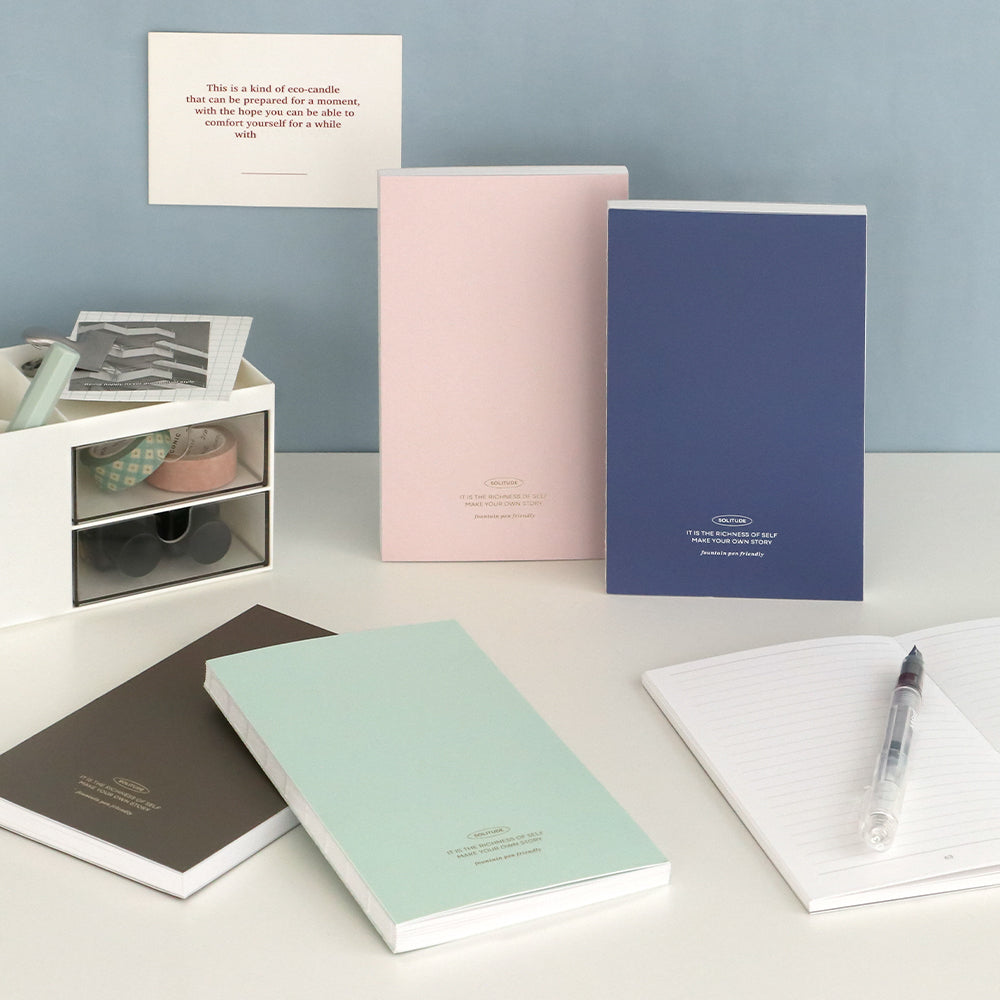 韓國Solitude (Essential Folio 105g 鋼筆專用紙 )Journal 筆記簿 - 橫線