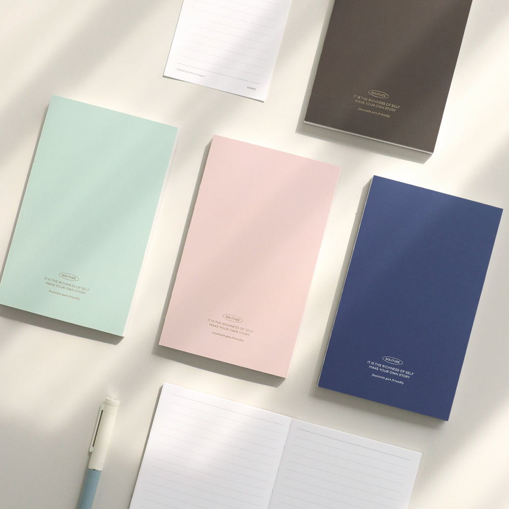 韓國Solitude (Essential Folio 105g 鋼筆專用紙 )Journal 筆記簿 - 橫線
