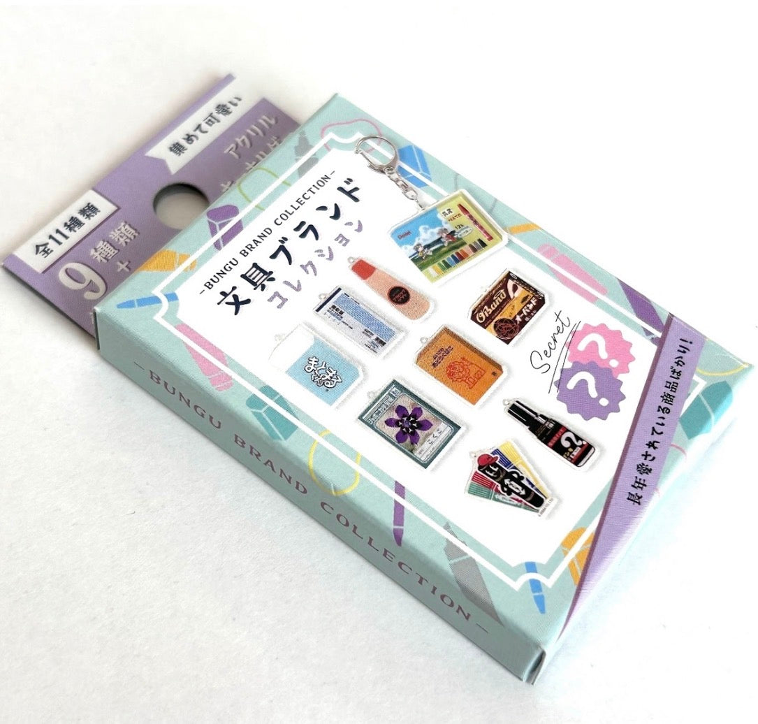 文具愛好者必收藏‼️ 日本昭和風懷舊文具鎖匙扣盲盒 [預購貨品］