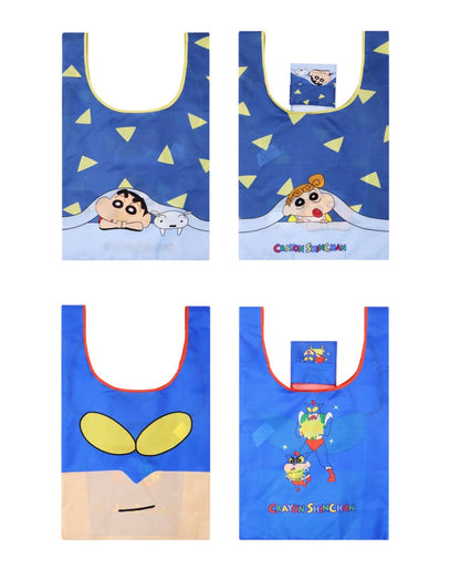 <新企劃> Crayon Shinchan 蠟筆小新系列可摺疊環保袋 Version 4 * [預購貨品，下單後14天出貨]