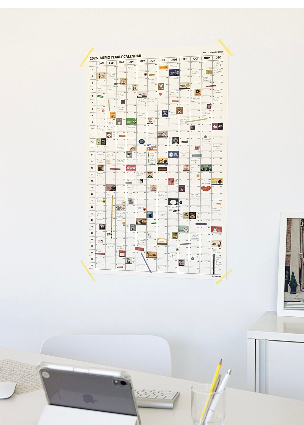 韓國 Make my Year 2026 貼牆年曆  ( LIMITED EDITION❗️兩星期後到貨）- 橫/直兩個款式
