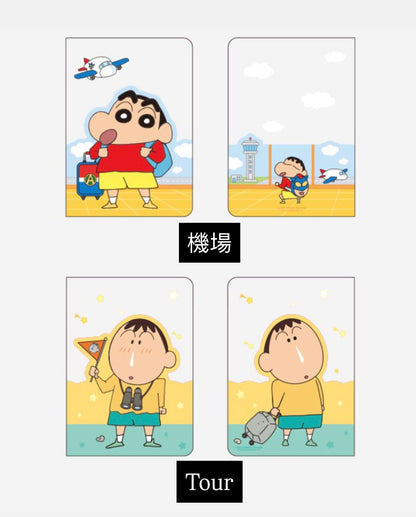 <新企劃> Crayon Shinchan 蠟筆小新系列透明護照套第二彈 - * [預購貨品，下單後14天出貨]