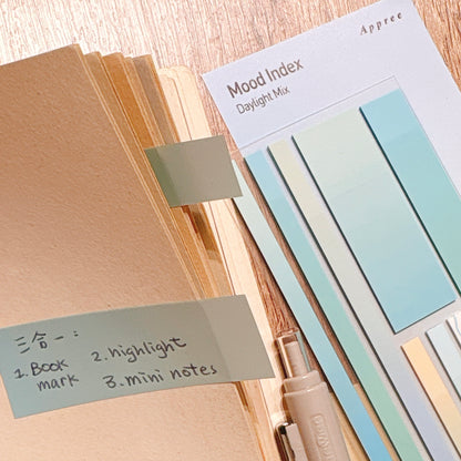 韓國 三合一用途 Mood index Highlighter Sticky Memo - 可書寫✍️