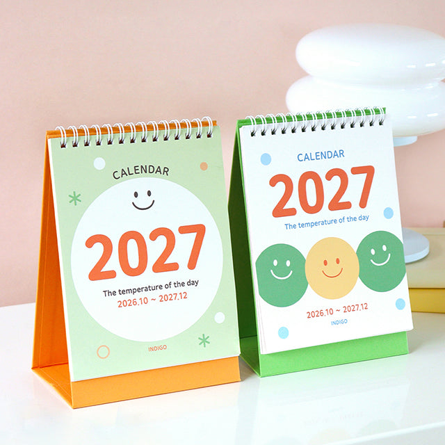 韓國 2027 INDIGO 心情記錄 桌上月曆 [預購貨品，下單後14天出貨]