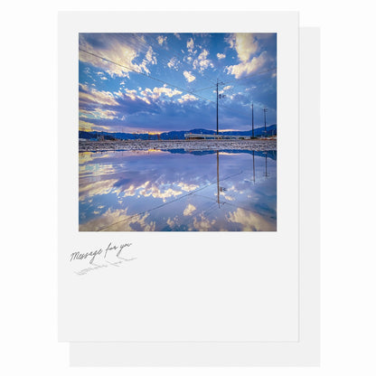 日本Sara Polaroid 空之風景卡片系列 - Sky Mirror [預購商品］