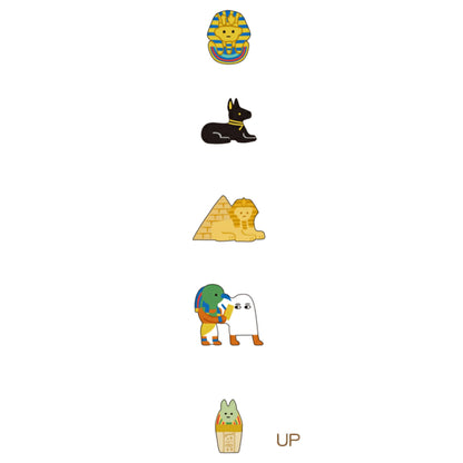 日本Kamio 細細粒手帳貼紙 - 埃及有什麼？