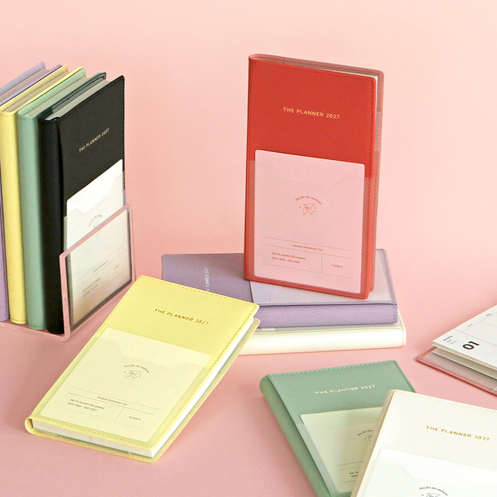 韓國 2027 Iconic Office Planner Pocket size 🌈月週計劃Schedule * [預購貨品，下單後14天出貨]