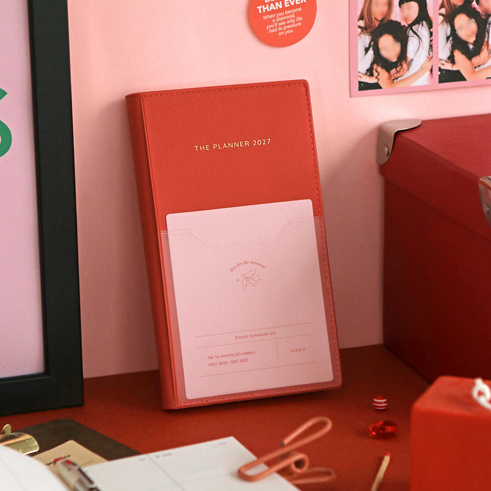 韓國 2027 Iconic Office Planner Pocket size 🌈月週計劃Schedule * [預購貨品，下單後14天出貨]
