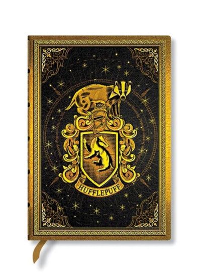 一本也免運費‼️哈利波特The Hogwarts Journal 限量經典熨金筆記本 -￼赫夫柏夫 ( 接受訂購: 兩星期後到貨）