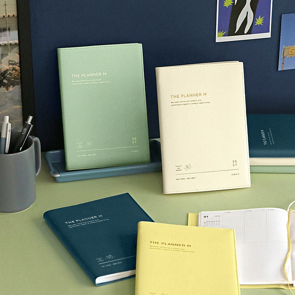 韓國 2027 Iconic Office Planner A5 size - 月週計劃 [預購貨品，下單後14天出貨]