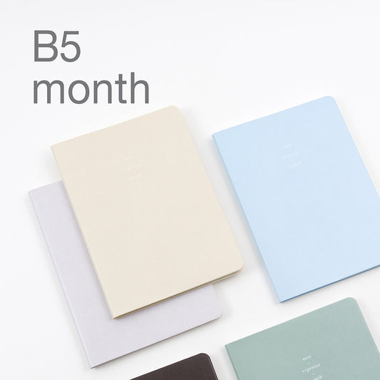 韓國 Full Design 2027 B5 Pastel Souffle Schedule  🌙 淨月計劃 [預購貨品，下單後14天出貨]