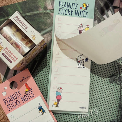 日本 My Snoopy World - Checklist 便條貼（有黏貼力）