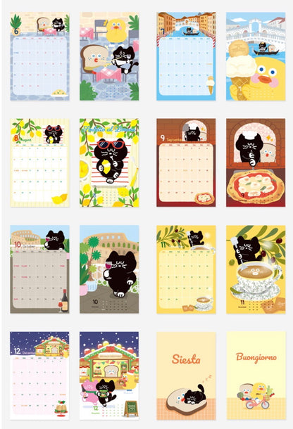2027 Brunch Brother Twin Calender 桌上座檯月曆 - 預購貨品