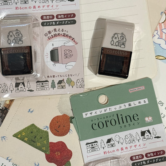 日本COROLINE 滾輪式印章 - 街景
