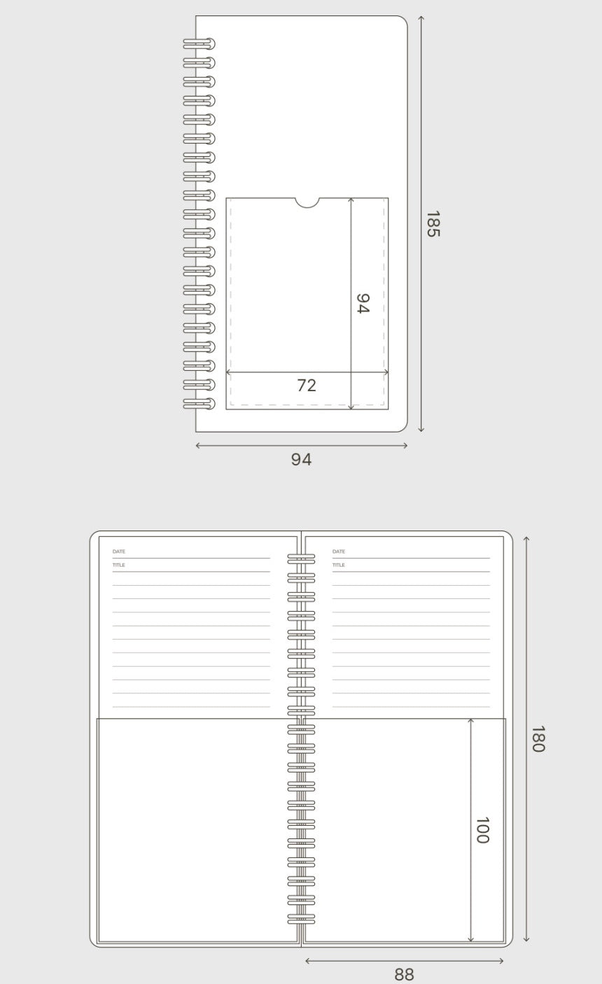 韓國 Catch your days 票劵收納簿 * [預購貨品，下單後14天出貨]